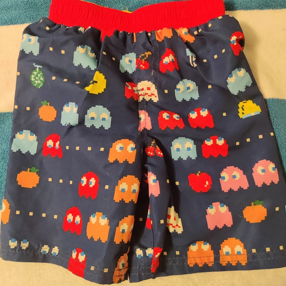 Pacman boys swim trunks short